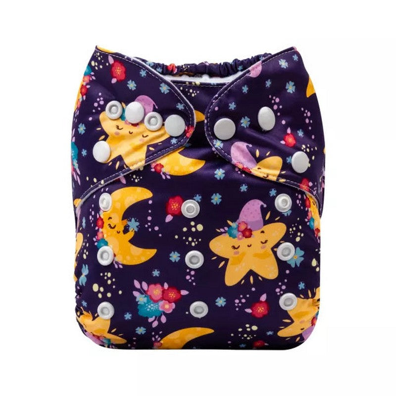 H375A Alvababy- pañal regular de tela lavable y reutilizable, ajustables de 3-15kg, incluye inserto