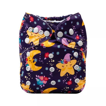 H375A Alvababy- pañal regular de tela lavable y reutilizable, ajustables de 3-15kg, incluye inserto
