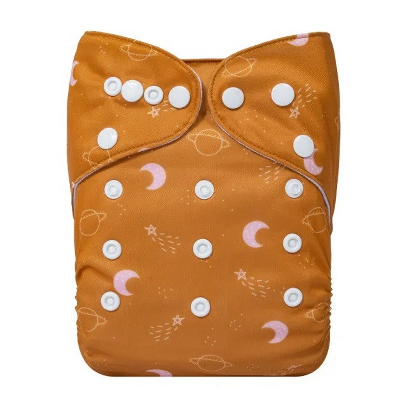 H443A Alvababy- pañal regular de tela lavable y reutilizable, ajustables de 3-15kg, incluye inserto