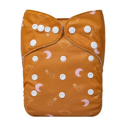 H443A Alvababy- pañal regular de tela lavable y reutilizable, ajustables de 3-15kg, incluye inserto