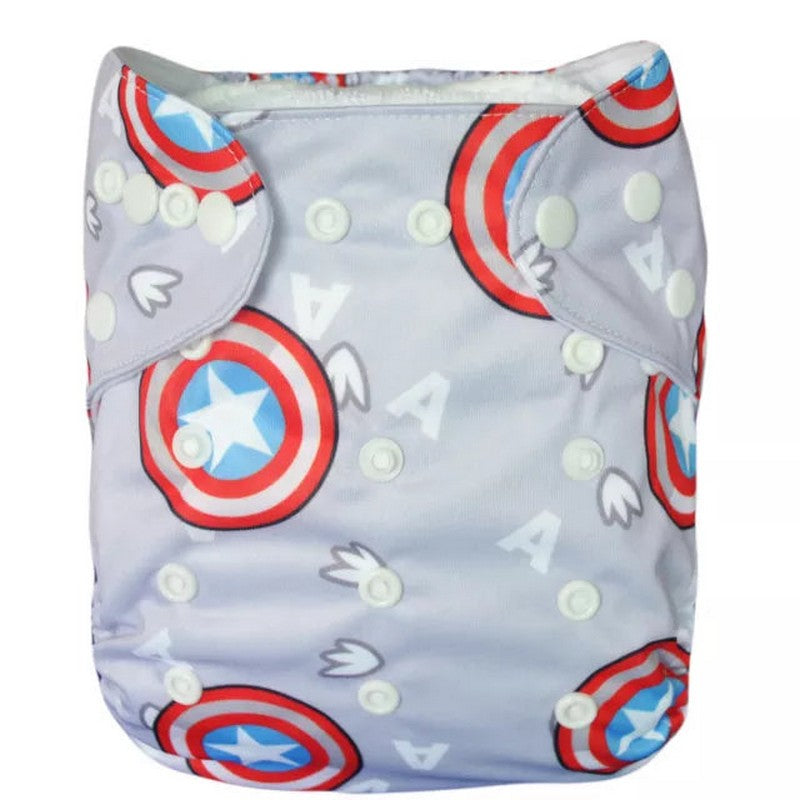 YA54A Alvababy- pañal regular de tela lavable y reutilizable, ajustables de 3-15kg, incluye inserto