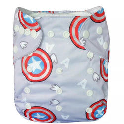 YA54A Alvababy- pañal regular de tela lavable y reutilizable, ajustables de 3-15kg, incluye inserto