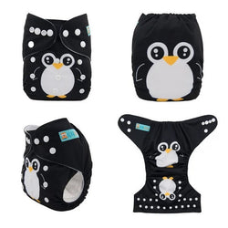 YD149A Alvababy- pañal regular de tela lavable y reutilizable, ajustables de 3-15kg, incluye inserto