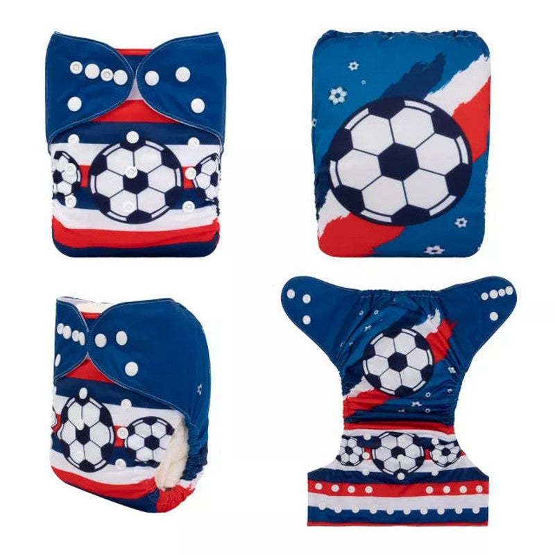 YDP168A Alvababy- pañal regular de tela lavable y reutilizable, ajustables de 3-15kg, incluye inserto